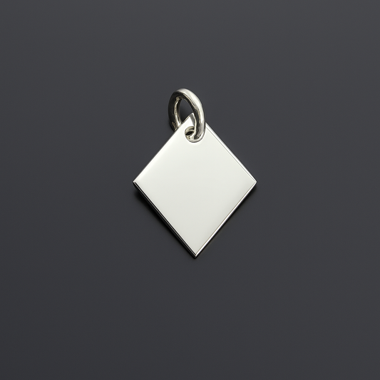 Silber Trapezanhänger