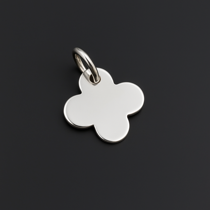 Silber Kleeblattanhänger