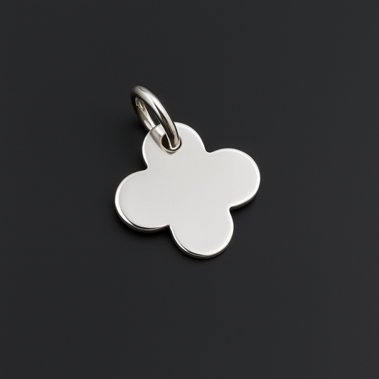 Silber Kleeblattanhänger