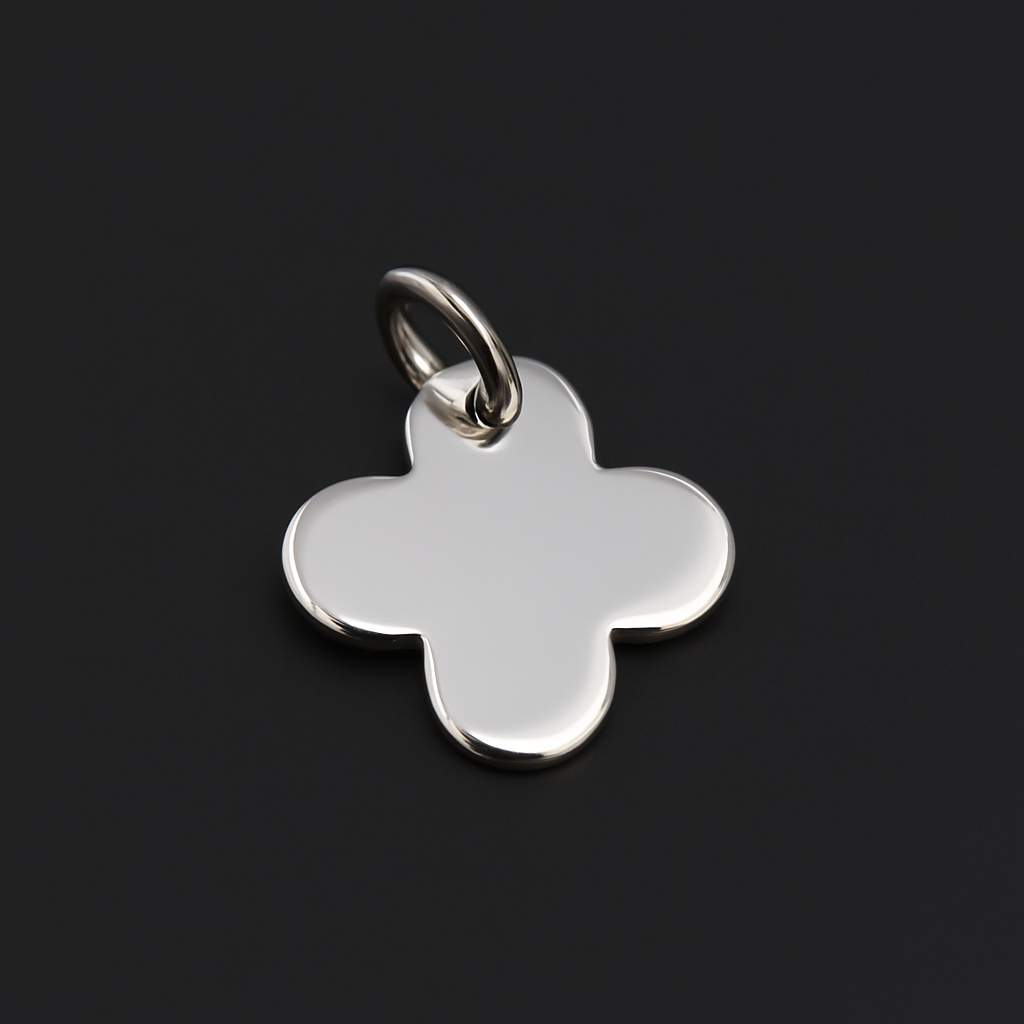Silber Kleeblattanhänger