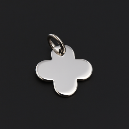 Silber Kleeblattanhänger