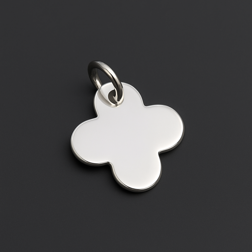 Silber Kleeblattanhänger