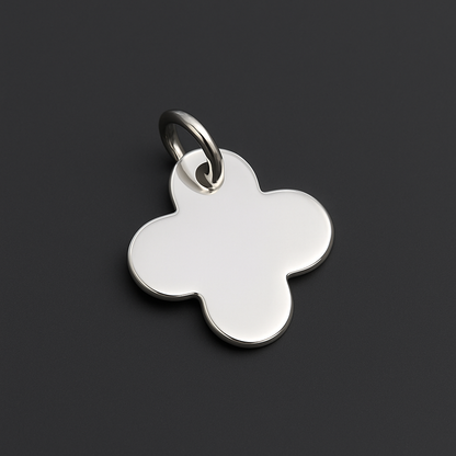 Silber Kleeblattanhänger