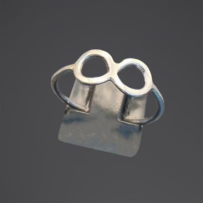 Silber Unendlichkeitsring