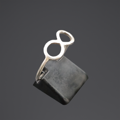 Silber Unendlichkeitsring