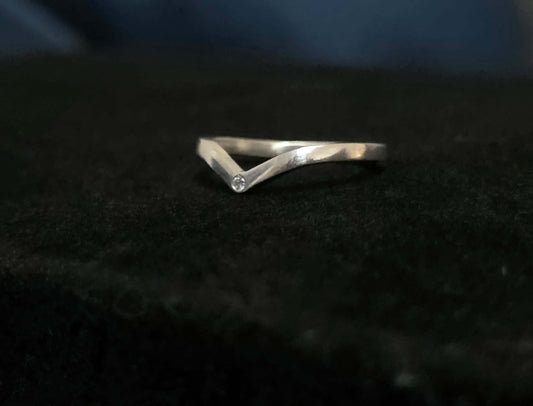 Silberring 925 mit Zirkonia